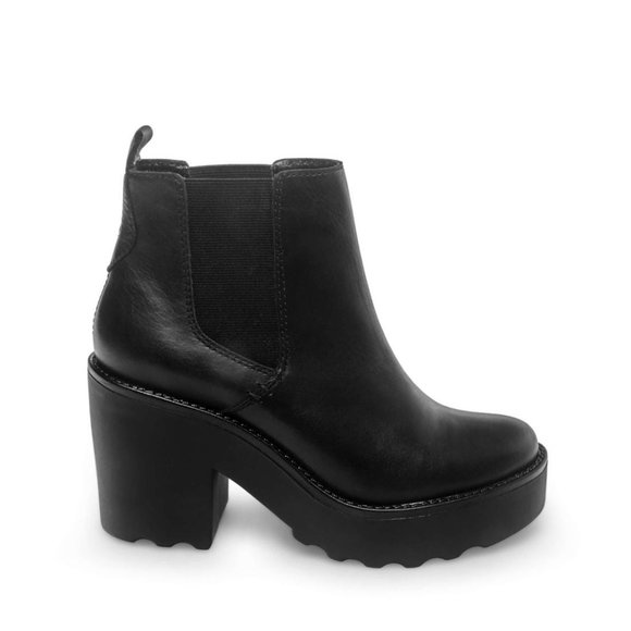 steve madden gretta black leather